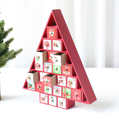 Red Christmas Tree Holiday Decor
