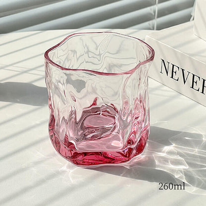 Red Accents Glass