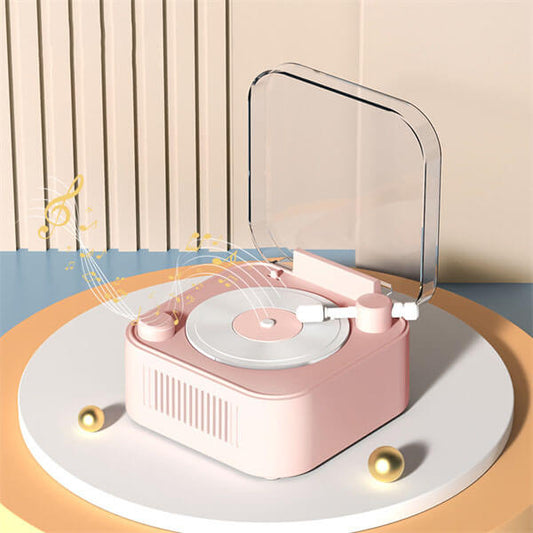 Vintage Record Player Bluetooth Speaker