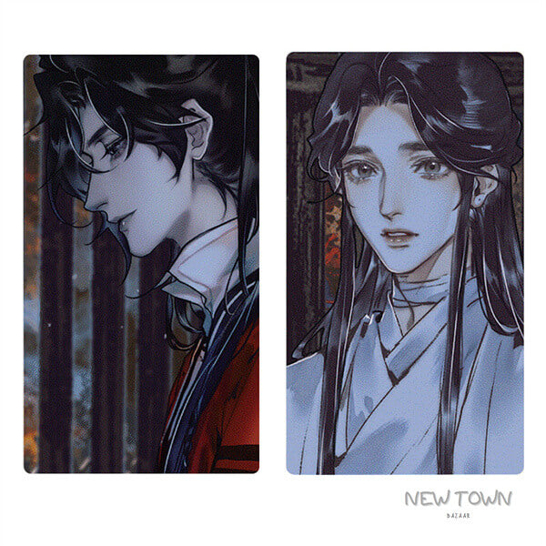 Heaven Official's Blessing, lenticular prints Cards, Hua Cheng, Xie Lian, Commemorative Collection, Fan Merchandise
