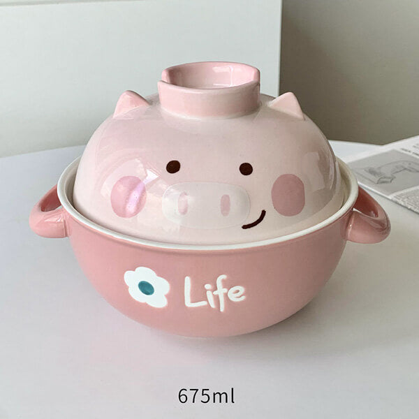 Pig-Designed Bowl