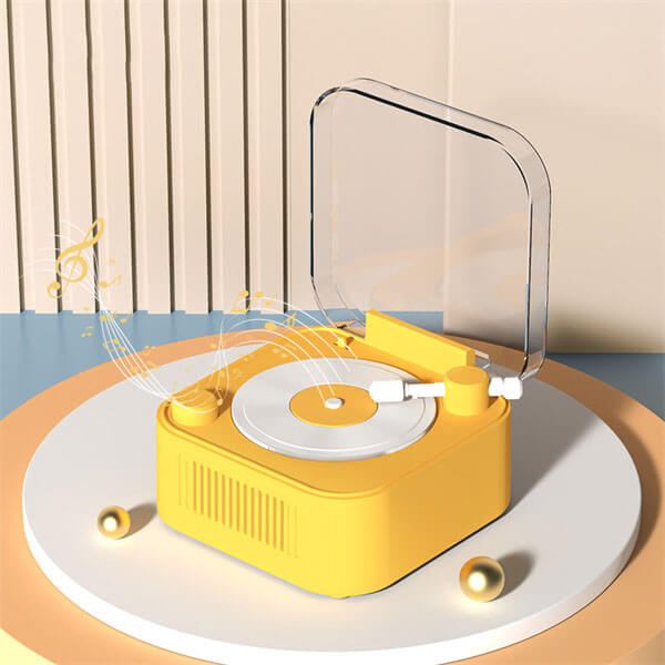 Vintage Record Player Bluetooth Speaker