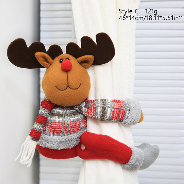 Curtain Tieback Accessories Rudolph the Reindeer