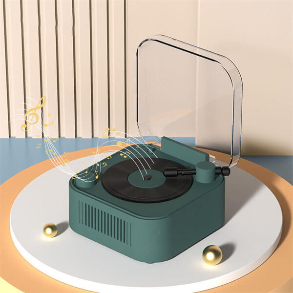Vintage Record Player Bluetooth Speaker