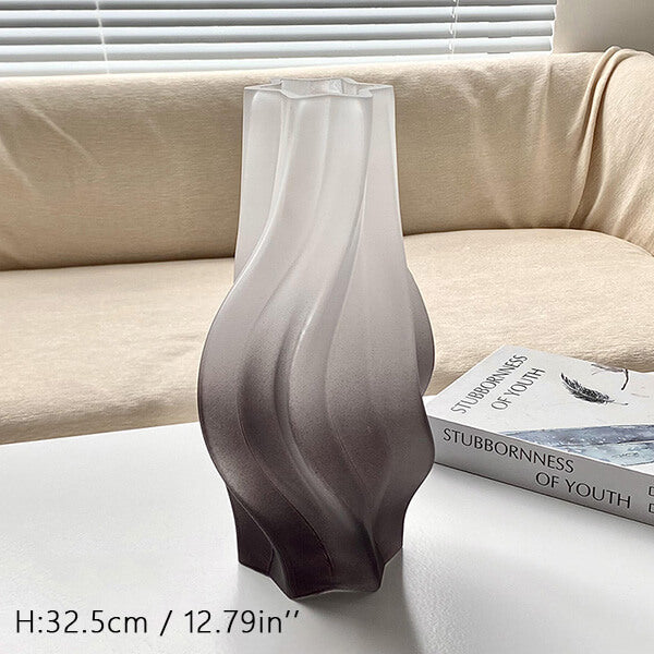 Twisted Glass Vase