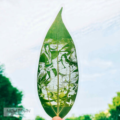 Décoration artistique en forme de feuille de bénédiction du ciel officiel