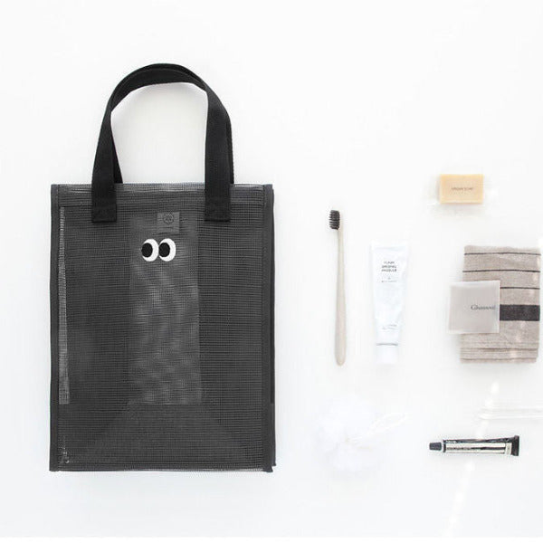 Neat and Visible Portable Lightweight Mesh Storage Bag