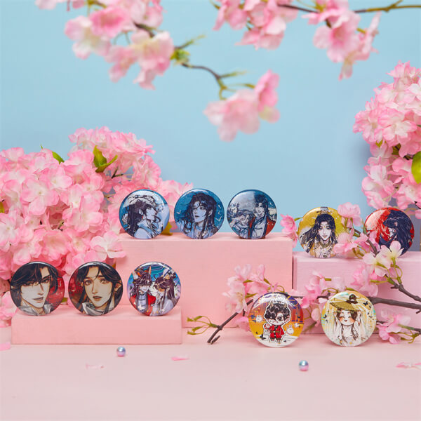 Badge en fer blanc TGCF Xie Lian Hua Cheng, série II