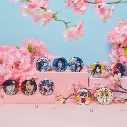 Badge en fer blanc TGCF Xie Lian Hua Cheng, série II