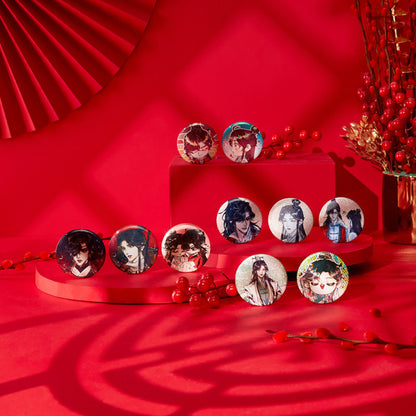 TGCF Xie Lian Hua Cheng Tinplate Badge Series III