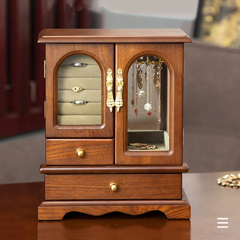 Desktop Jewelry CabinetJewelry, Jewelry BoxNEW TOWN BAZAAR