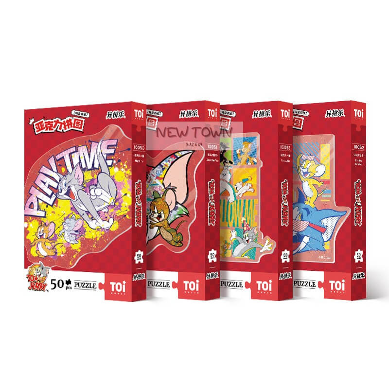 Tom and Jerry Irregular Outline Puzzle