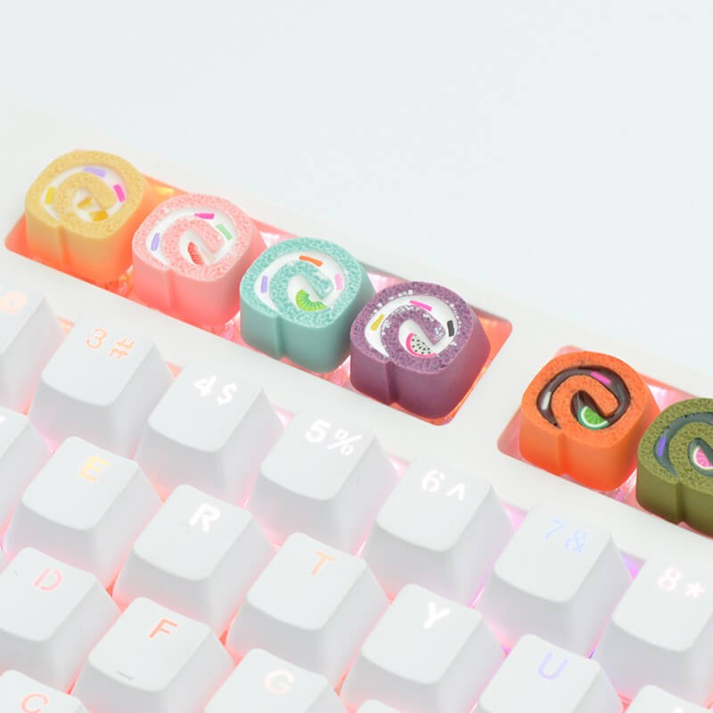 Swiss Roll Series Keyboard Caps