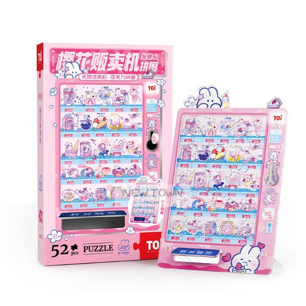 Lovely mongmong Sakura Vending Machine Acrylic puzzle