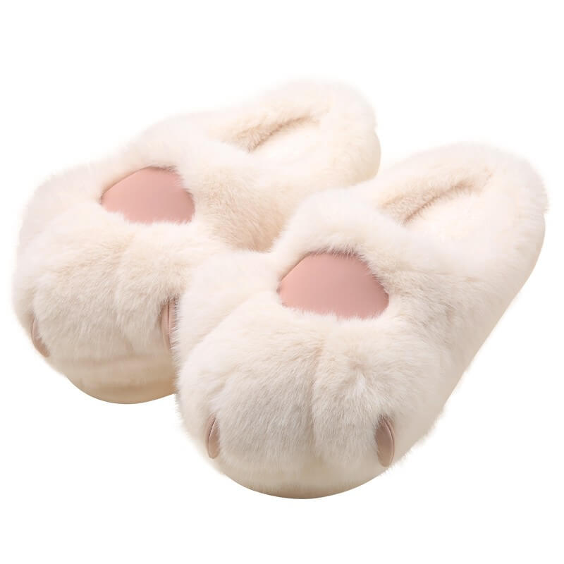 Adorable Plush Warm Paw SlippersNEW TOWN BAZAAR