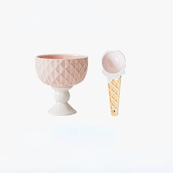 Ceramic Fruit Dessert Cup Ice Cream ScoopHOME CUPS & MUGSNEW TOWN BAZAAR