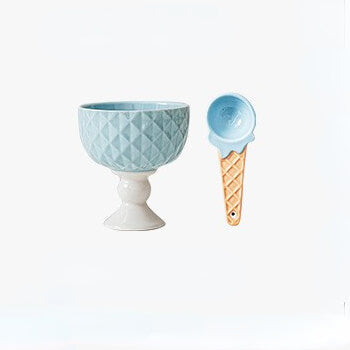 Ceramic Fruit Dessert Cup Ice Cream ScoopHOME CUPS & MUGSNEW TOWN BAZAAR
