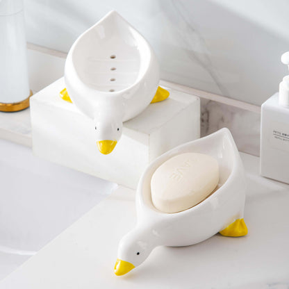 Duck Drain Soap Dish HolderBathroom, kitchenNEW TOWN BAZAAR