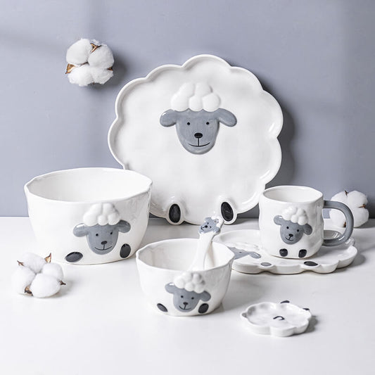 Little Sheep DishwareHOME CUPS & MUGS, kitchenNEW TOWN BAZAAR