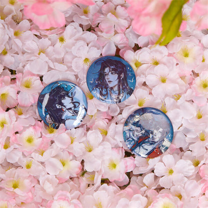 Badge en fer blanc TGCF Xie Lian Hua Cheng, série II