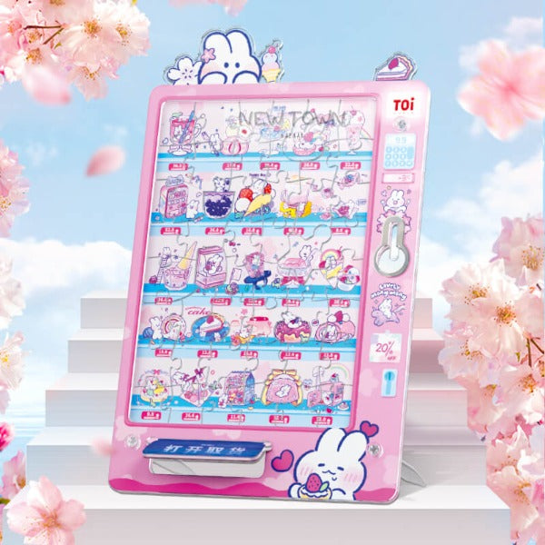 Lovely mongmong Sakura Vending Machine Acrylic puzzle