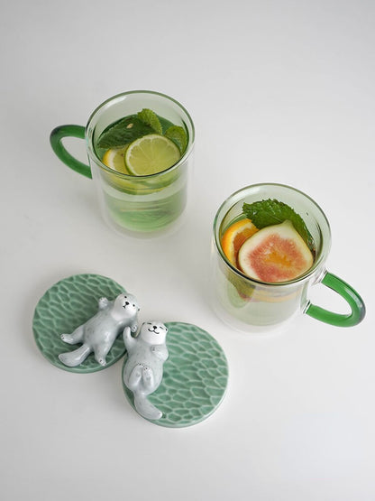 Sea Otter Couple Cup SetNEW TOWN BAZAAR