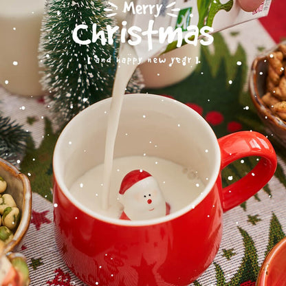 Christmas Red Decoration Gift MugsChristmasNEW TOWN BAZAAR