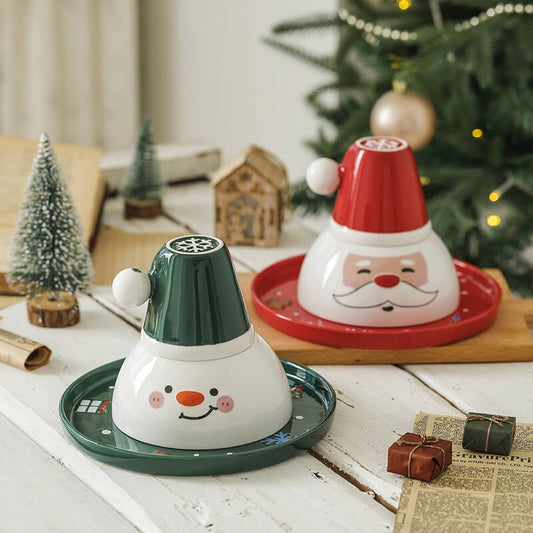 New Ceramic Creative Dinner Plate Rice Bowl Mug Christmas SetChristmas, HOME CUPS & MUGSNEW TOWN BAZAAR