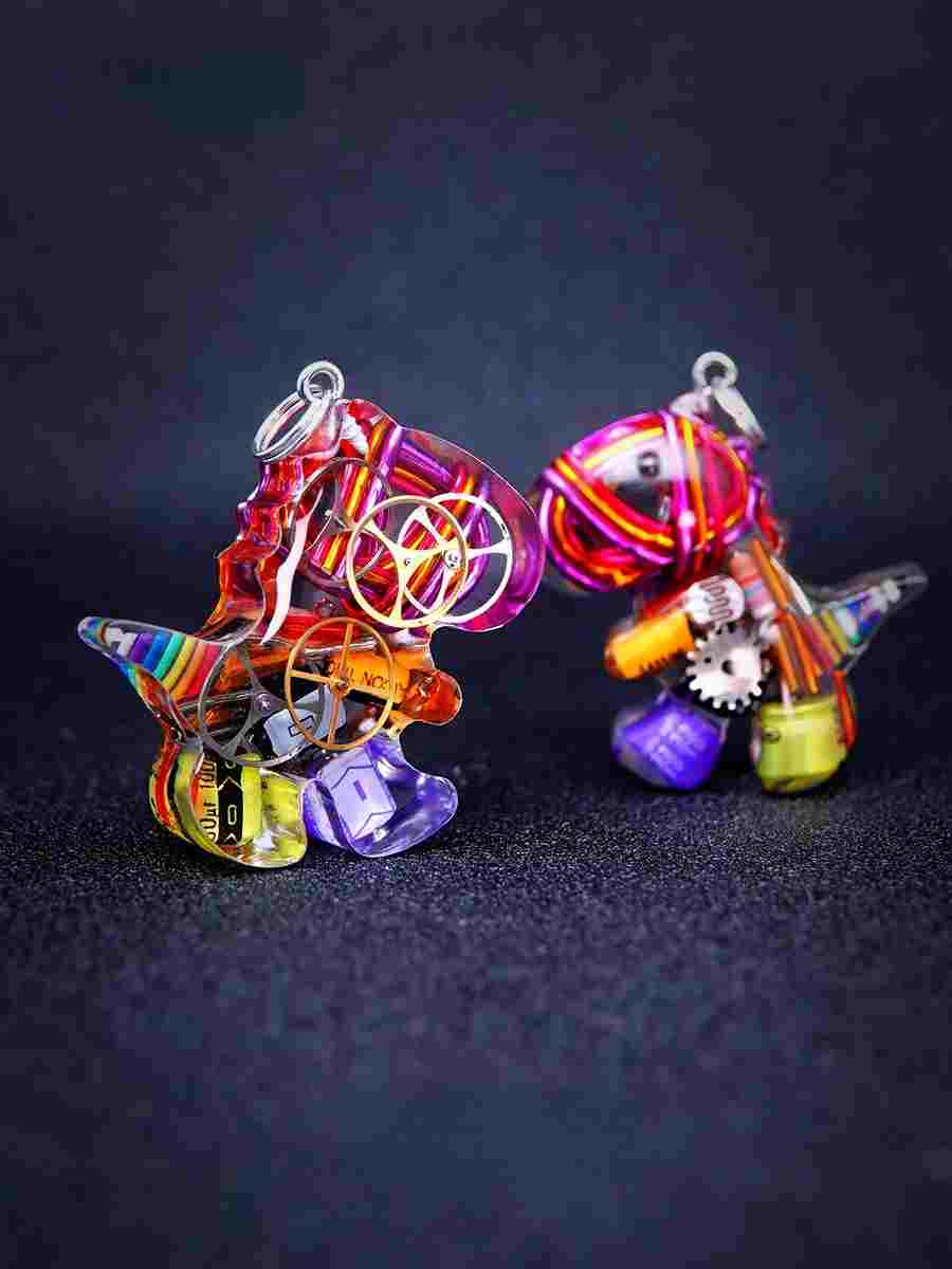 Cyberpunk Dinosaur NecklaceJewelry, necklaceNEW TOWN BAZAAR