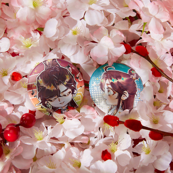 TGCF Xie Lian Hua Cheng Tinplate Badge Series III