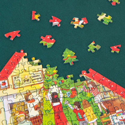 Christmas Tree House Santa PuzzleChristmas, PuzzlesNEW TOWN BAZAAR