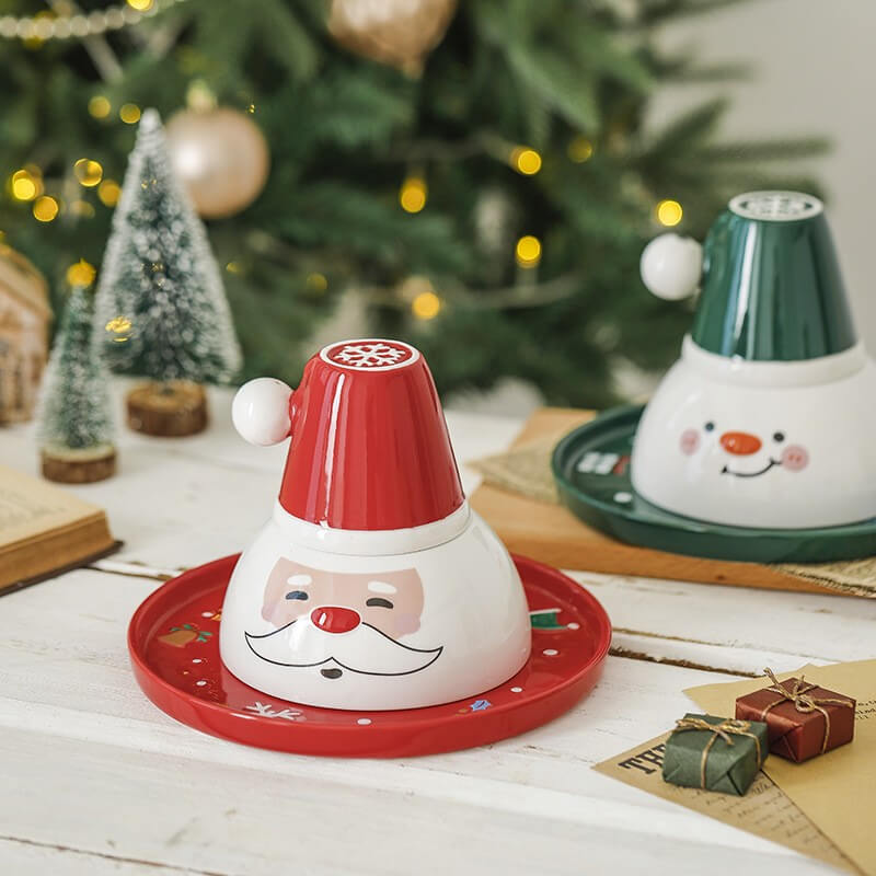 New Ceramic Creative Dinner Plate Rice Bowl Mug Christmas SetChristmas, HOME CUPS & MUGSNEW TOWN BAZAAR