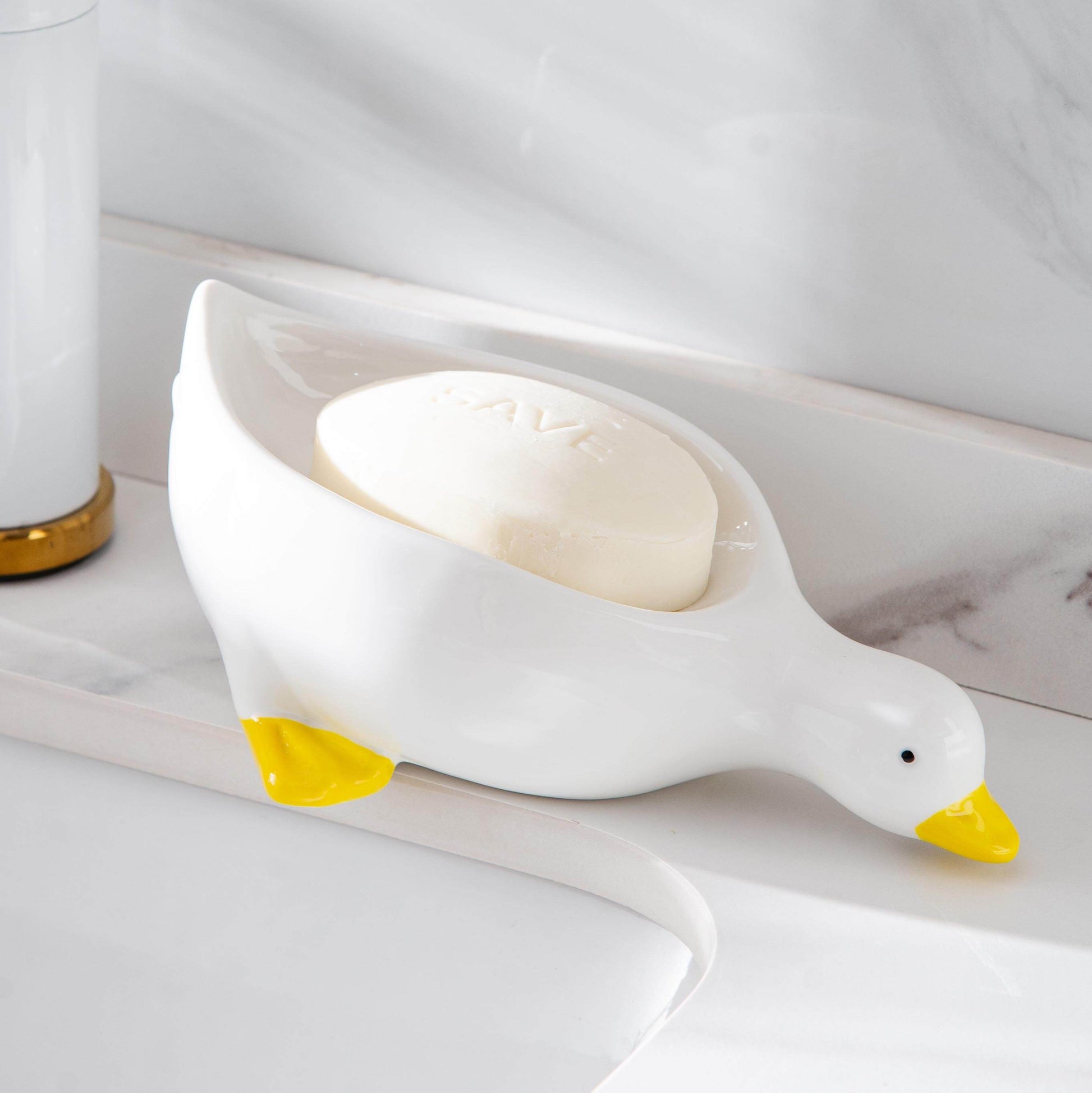Duck Drain Soap Dish HolderBathroom, kitchenNEW TOWN BAZAAR