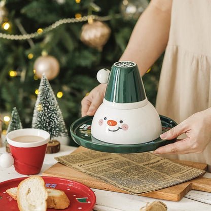 New Ceramic Creative Dinner Plate Rice Bowl Mug Christmas SetChristmas, HOME CUPS & MUGSNEW TOWN BAZAAR