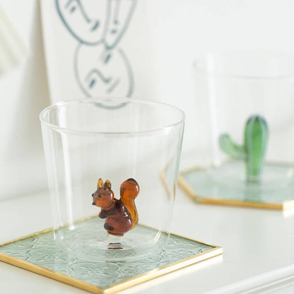 Three-Dimensional Animal Glass CupNEW TOWN BAZAAR