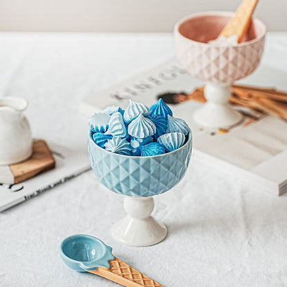 Ceramic Fruit Dessert Cup Ice Cream ScoopHOME CUPS & MUGSNEW TOWN BAZAAR