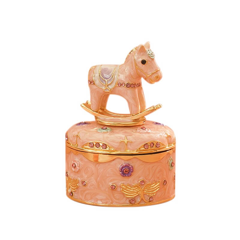 Vintage Pony Enamel Jewelry BoxJewelry, Jewelry BoxNEW TOWN BAZAAR