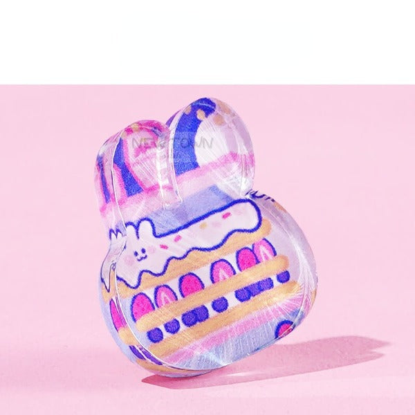 Lovely mongmong Sakura Icecream Car Acrylic Puzzle