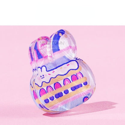 Lovely mongmong Sakura Icecream Car Acrylic Puzzle