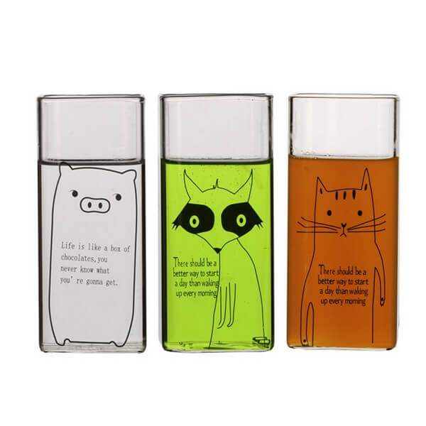 Animal Cartoon Glass CupNEW TOWN BAZAAR