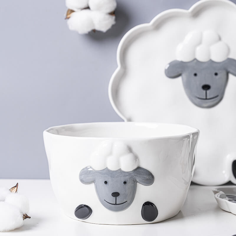 Little Sheep DishwareHOME CUPS & MUGS, kitchenNEW TOWN BAZAAR