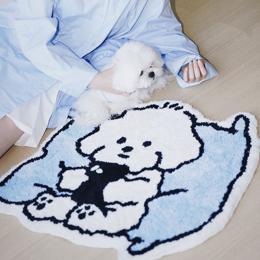 High Quality Cute Puppy Floor MatHOME RUGS, rugsNEW TOWN BAZAAR