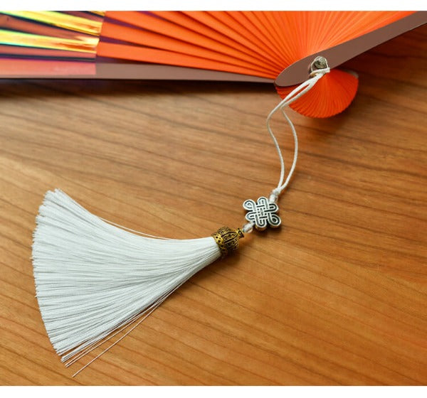 Hand Folding Fan Colorful Laser Colorful Fan