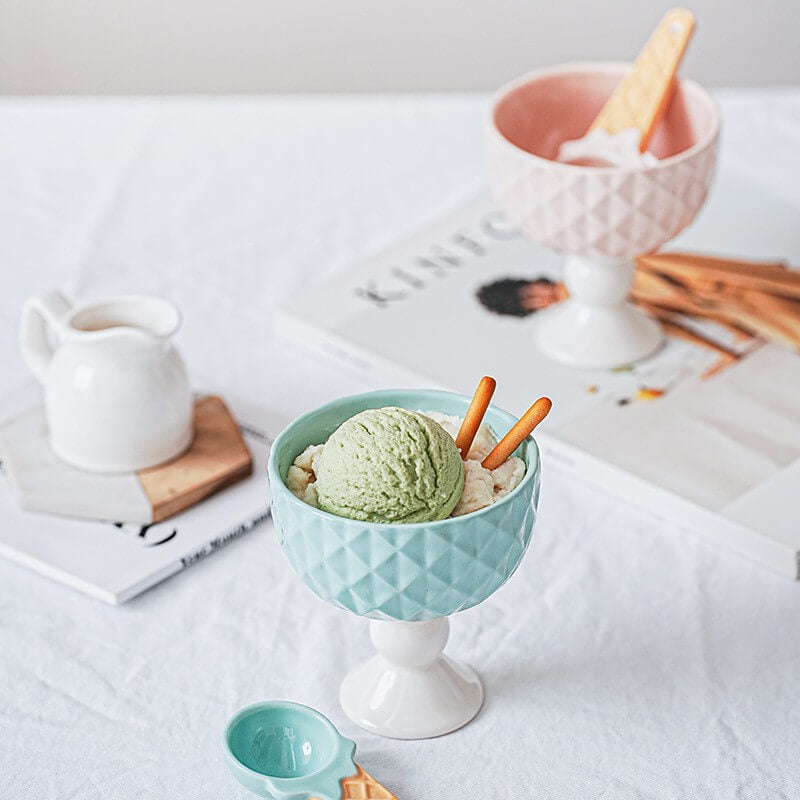 Ceramic Fruit Dessert Cup Ice Cream ScoopHOME CUPS & MUGSNEW TOWN BAZAAR