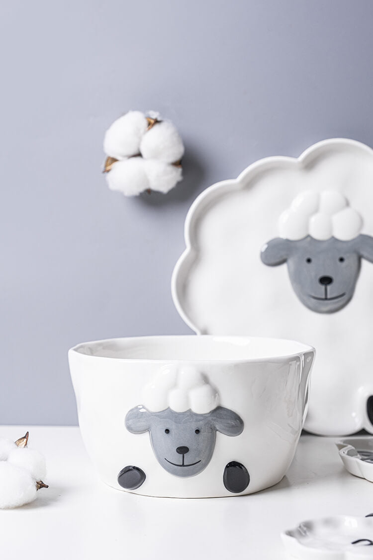 Little Sheep DishwareHOME CUPS & MUGS, kitchenNEW TOWN BAZAAR