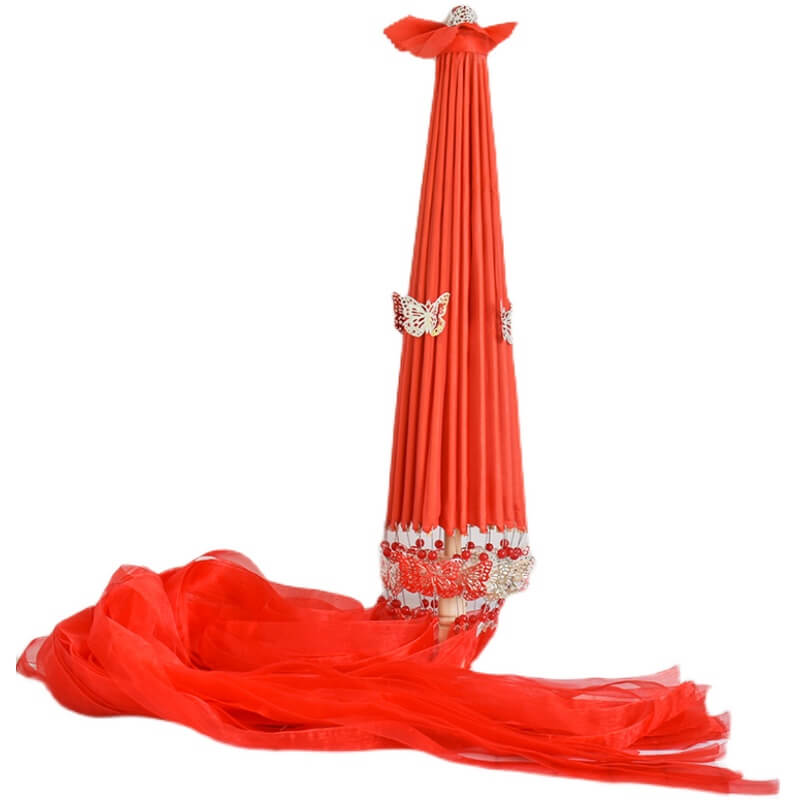 TGCF Hua Cheng Cosplay Umbrella with Silver Butterflies