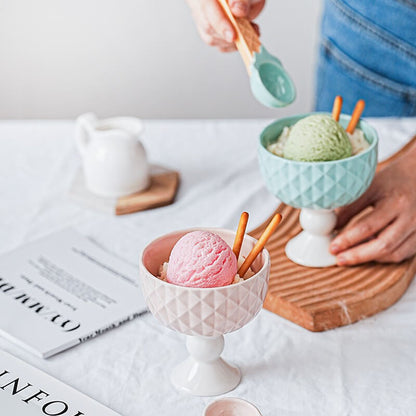 Ceramic Fruit Dessert Cup Ice Cream ScoopHOME CUPS & MUGSNEW TOWN BAZAAR