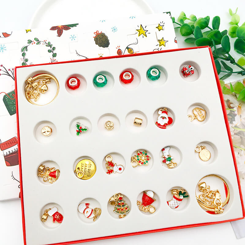Christmas Diy Creative Bracelet Jewelry Countdown Calendar BoxChristmas, JewelryNEW TOWN BAZAAR