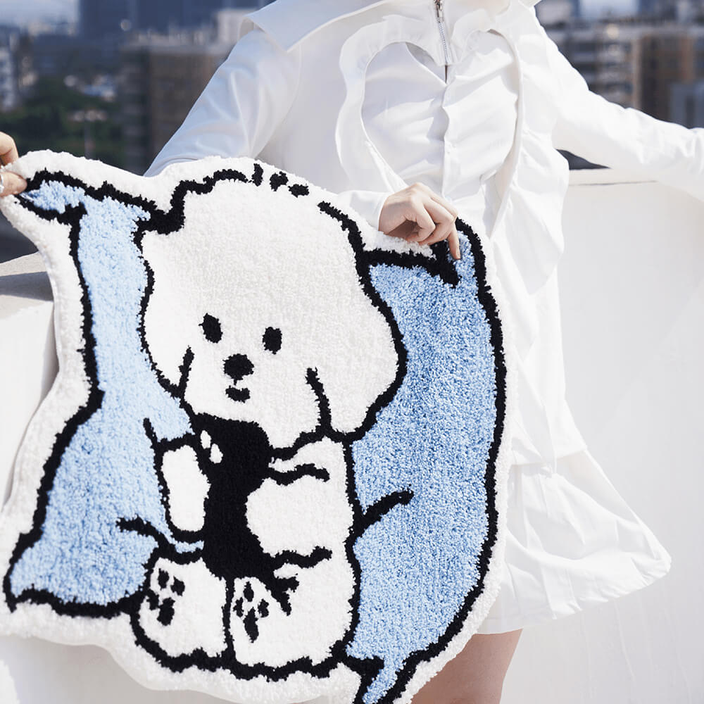 High Quality Cute Puppy Floor MatHOME RUGS, rugsNEW TOWN BAZAAR