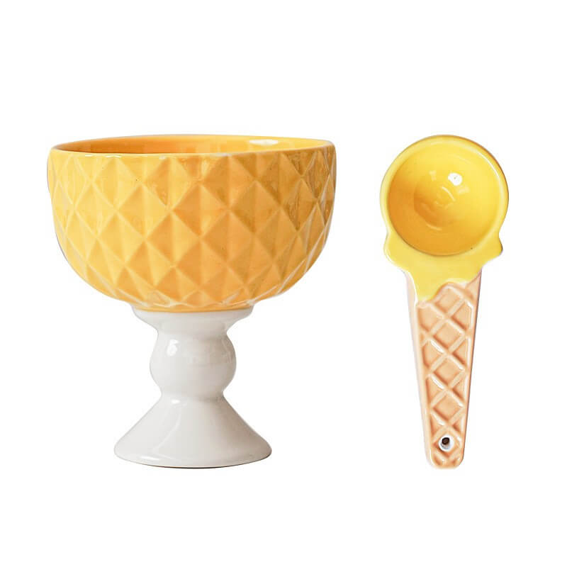 Ceramic Fruit Dessert Cup Ice Cream ScoopHOME CUPS & MUGSNEW TOWN BAZAAR
